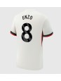 Chelsea Enzo Fernandez #8 Replika Borta Kläder 2025-26 Kortärmad